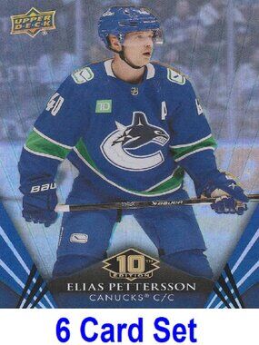 Elias Pettersson Hockey Card Collection